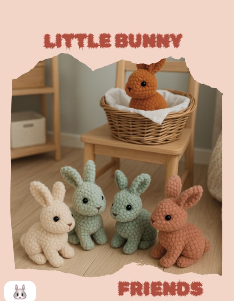 Little Bunny Friends Crochet Pattern